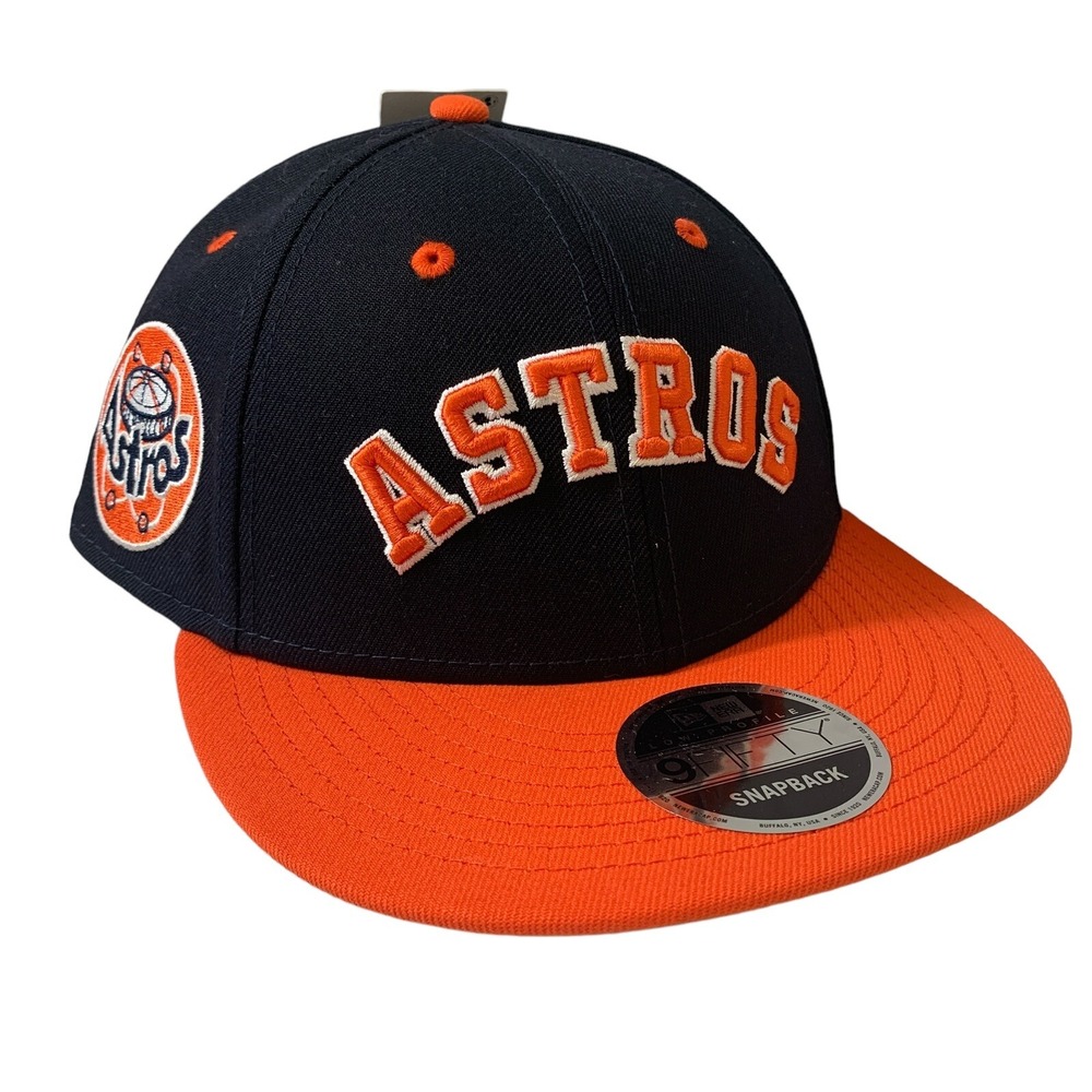 New Era 9FIFTY FELT x Houston Astros MLB Butterfly Snapback Adjustable Hat OSFM
